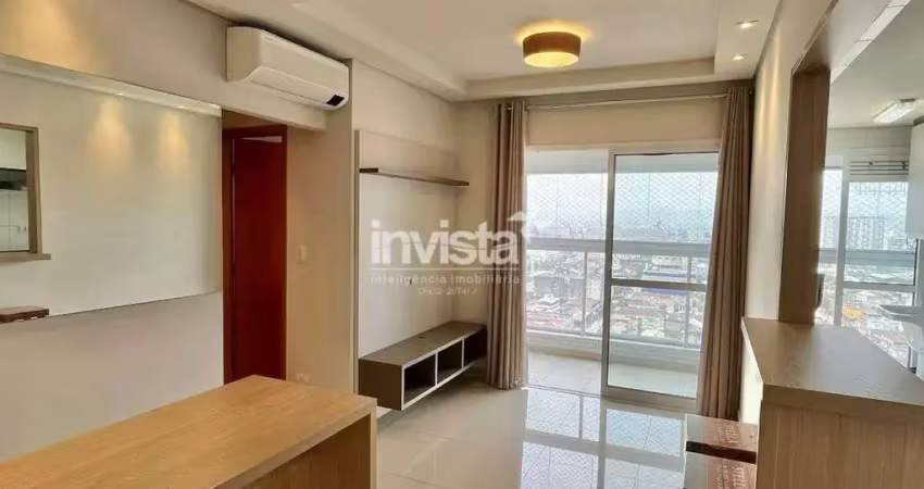 Apartamento com 1 quarto para alugar na Vila Mathias, Santos 