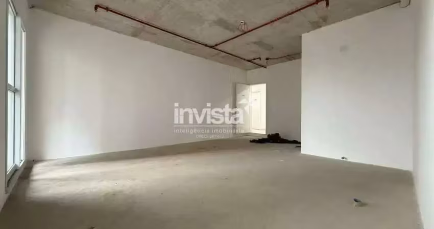 Sala comercial 48 m² para aluguel em vila mathias, santos – r$2.500/mês