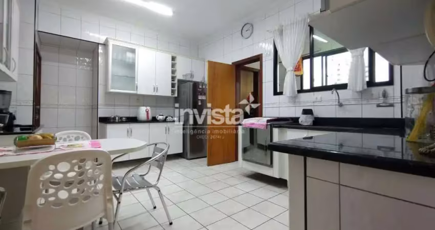 Apartamento com 3 quartos à venda no Embaré, Santos 