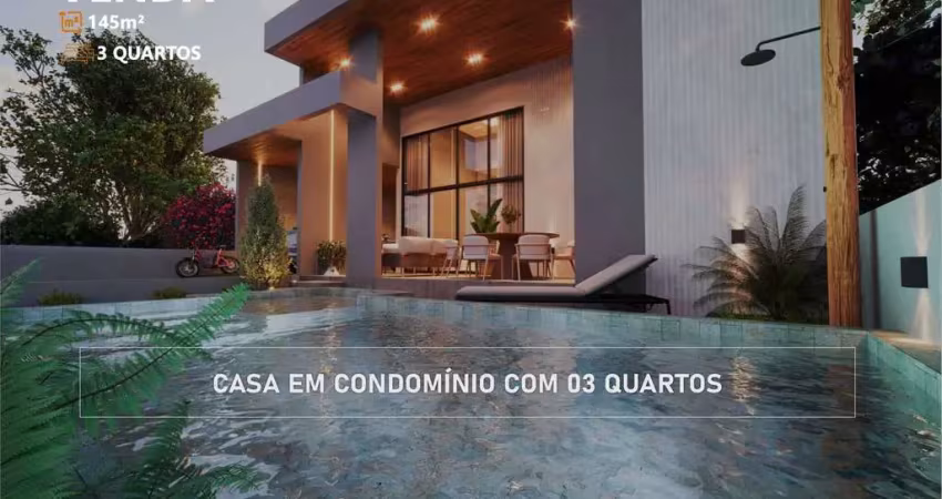 Lançamento no porto manguaba - casa com 145m² e 3 quartos + piscina