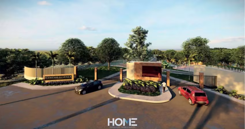 Rancho aliança lagoa - condomínio de chácaras - lotes a partir de 901,21m²