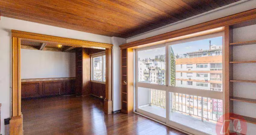 No moinhos de vento, 139m², 3 dormitórios, suíte, 2 vagas e infraestrutura.