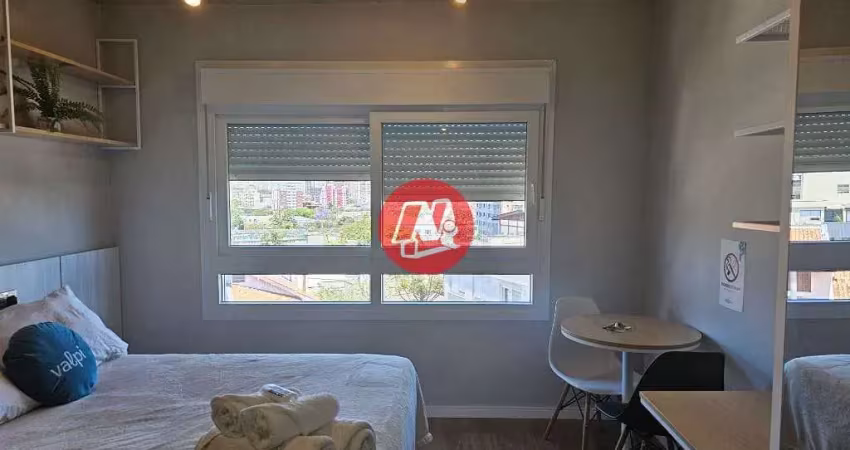 Studio para alugar, 27 m² por r$ 2.657,00/mês - santa cecília - porto alegre/rs