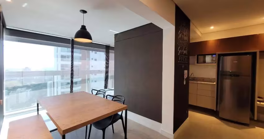 Flat para locação em sorocaba, parque campolim, 1 dormitório, 1 banheiro, 2 vagas