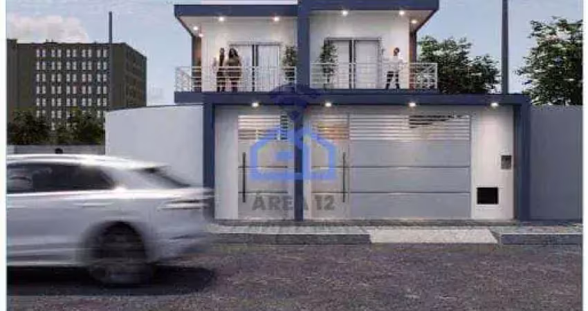 Casa nova com 3 dormitórios no Recanto do Sol em Caraguatatuba - entrega prevista março de 2025