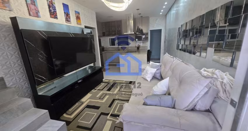 Lindo sobrado à venda no bairro do Golfinho em Caraguatatuba, SP - Com área gourmet e SPA!