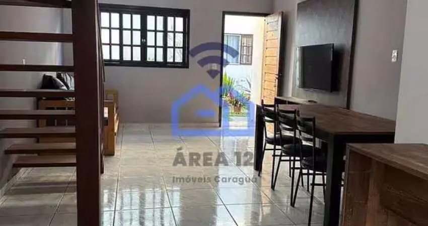 Ótimo sobrado em condomínio à venda no bairro do Morro do Algodão em Caraguatatuba, SP - Oportunida