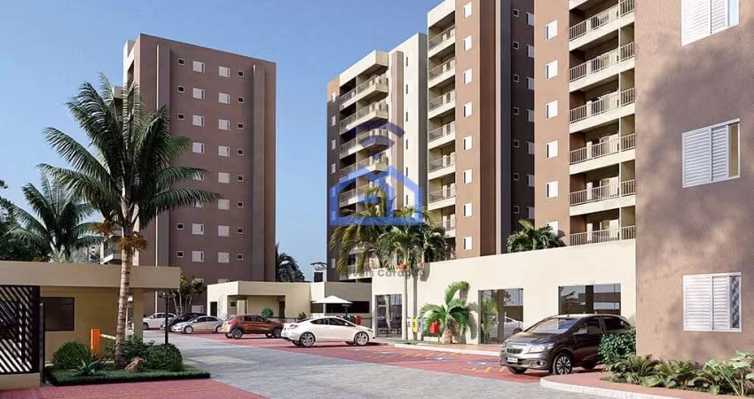 Apartamento de 2 dormitórios à venda no bairro do Indaiá em Caraguatatuba, SP - Condomínio completo