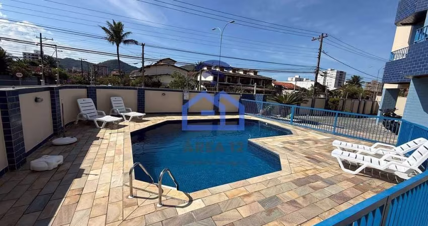 Apartamento para locação no bairro da Prainha em Caraguatatuba, SP - com 2 dormitórios, sendo 1 suí