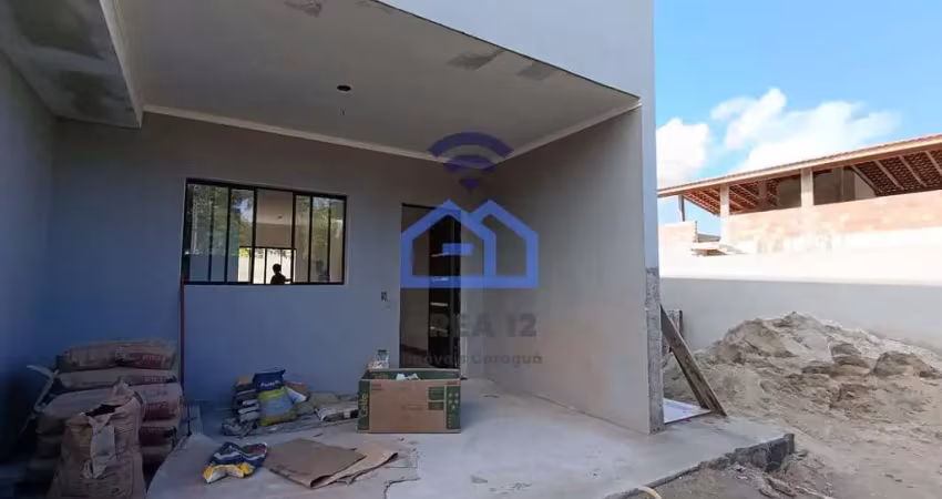 Sobrado geminado em construção à venda no bairro massaguaçu em caraguatatuba, sp com 02 suítes, 02