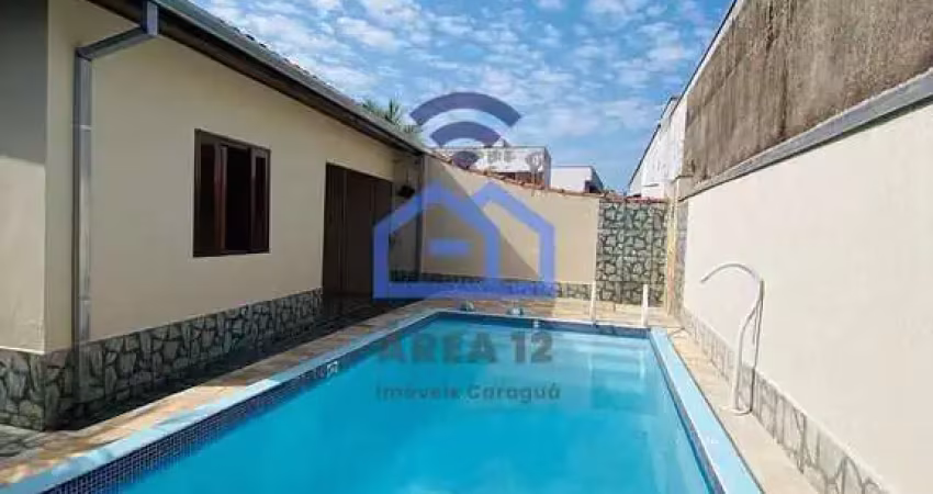 Casa à venda no bairro capricórnio ii em caraguatatuba, sp com 3 dormitórios à 500 metros da praia.