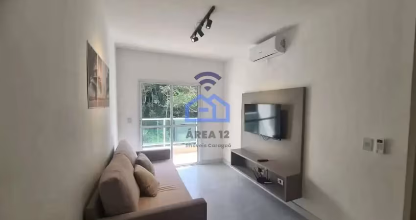 Apartamento mobiliado para locação, cidade jardim, caraguatatuba, sp