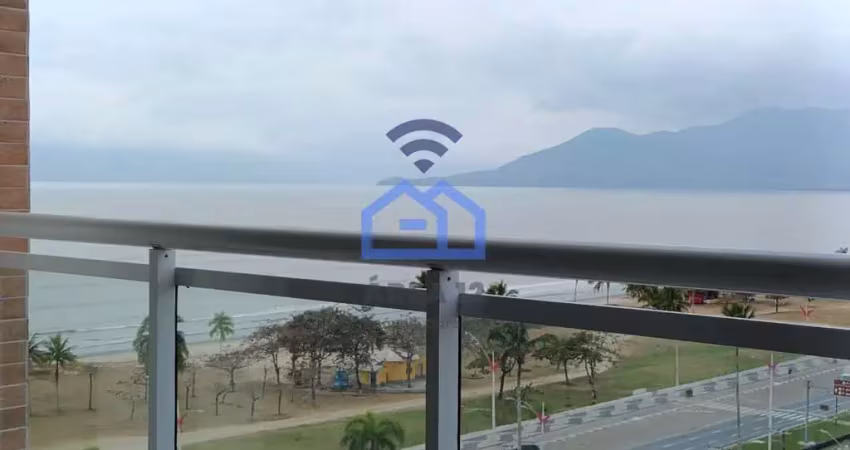 Apartamento à venda em condomínio frente mar no indaiá em caraguatatuba, sp com 3 dormitórios sendo