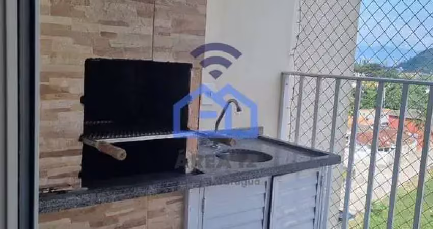 Apartamento mobiliado para locação, martim de sá, caraguatatuba, sp