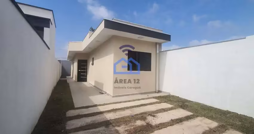 Casa nova à venda, com 2 suites no bairro dos  golfinhos, caraguatatuba, sp