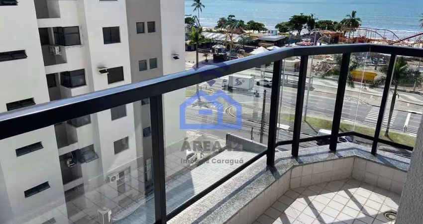 Apartamento flat frente mar à venda, centro, caraguatatuba, sp