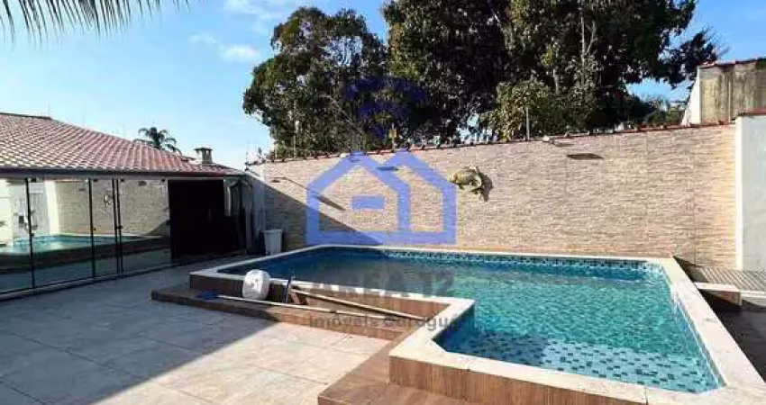 Casa com piscina para locação, praia das palmeiras , caraguatatuba, sp