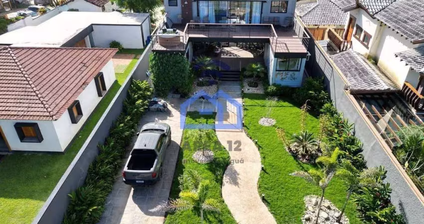 Sobrado pé na areia à venda no bairro massaguaçu em caraguatatuba, sp - projeto inovador e exclusiv