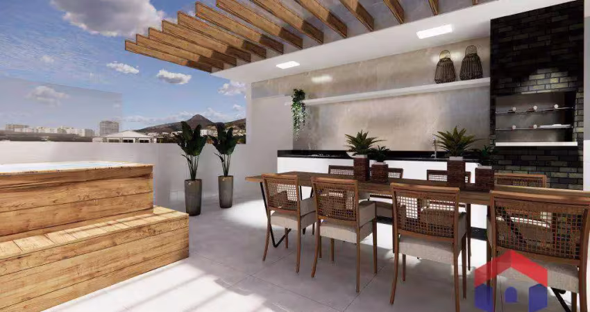 Cobertura com 3 quartos  à venda, 99 m² por r$ 950.000 - itapoã - belo horizonte/mg
