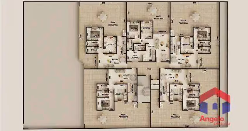 Apartamento com 2 quartos à venda por R$ 419.000 - Santa Mônica - Belo Horizonte/MG