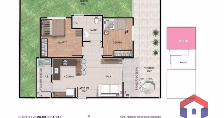 Cobertura com 3 quartos à venda, 86 m² por R$ 527.000 - Santa Amélia - Belo Horizonte/MG