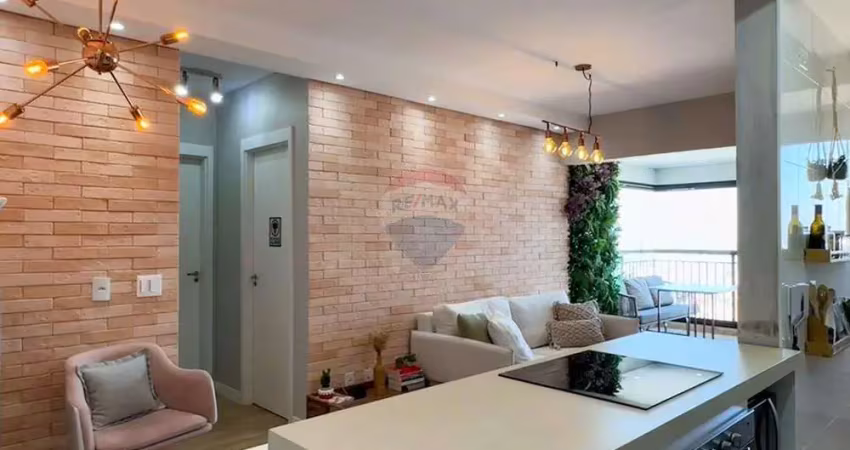 Apartamento na vila mascote com 67m² - 2 dormitórios, 1 suíte, varanda gourmet - 1 vaga