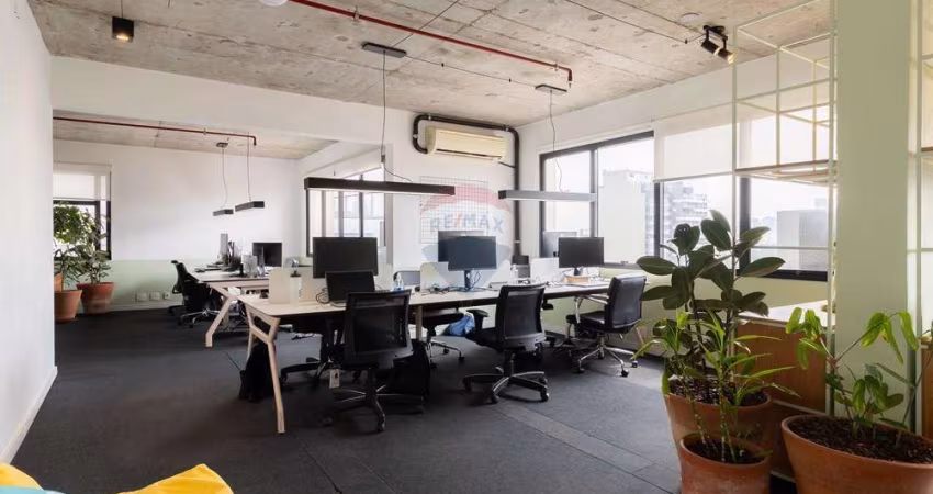 Seu escritório sob medida em Pinheiros: 65m² + expansão flexível até 340m²
