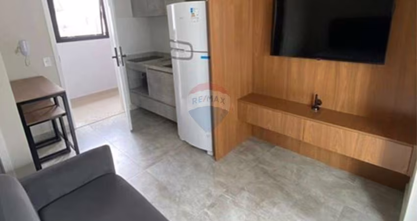 Studio com varanda, mobiliado em Higienópolis – Pronto para morar!