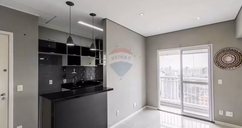 Apartamento mobiliado com 2 dormitórios e uma vaga na liberdade