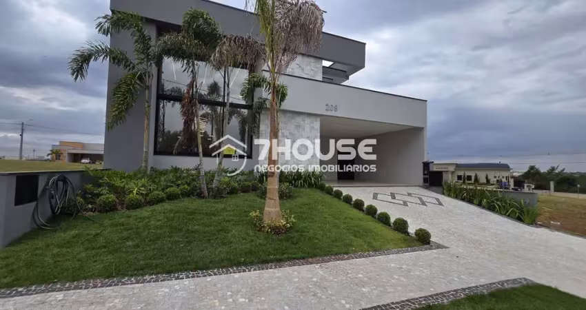 Casa de 3 quartos em condomínio à venda em paulínia-sp, parque brasil 500: 3 suítes, 5 banheiros, 208m² de área