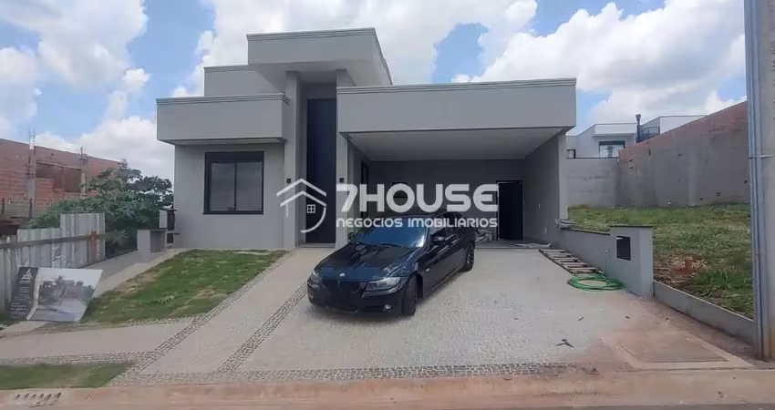 Casa de luxo em condomínio no residencial santorini club, 3 quartos, 3 suítes, 2 salas, 5 banheiros, 4 vagas de garagem, 199,69m². venda em paulínia-sp.