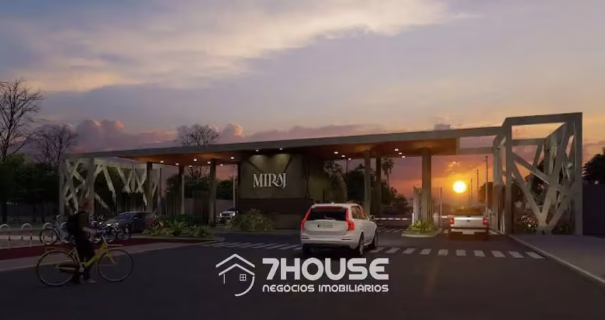 Terreno à venda em condomínio exclusivo em paulínia-sp, bairro condomínio miraj, com 200,00 m² de área.