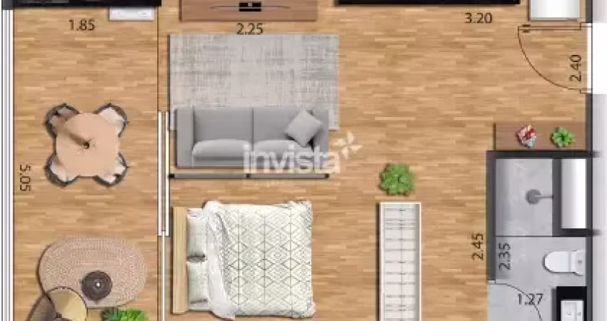 Apartamento à venda no bairro José Menino, Santos - SP