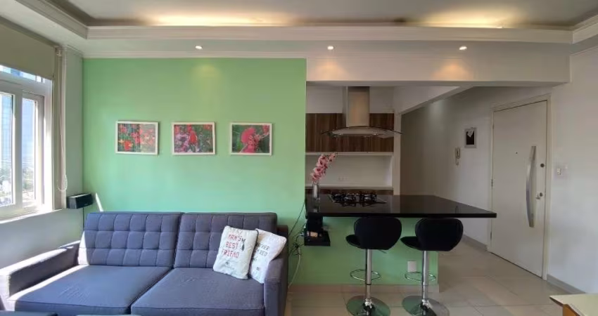 Apartamento de 79m², com 2 dormitórios e 1 vaga.