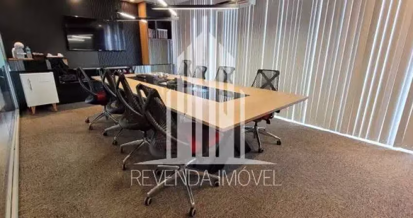 Sala comercial de alto padrão na vila gertrudes, são paulo-sp: 1 sala, 3 banheiros, 5 vagas de garagem, 178m² de área.