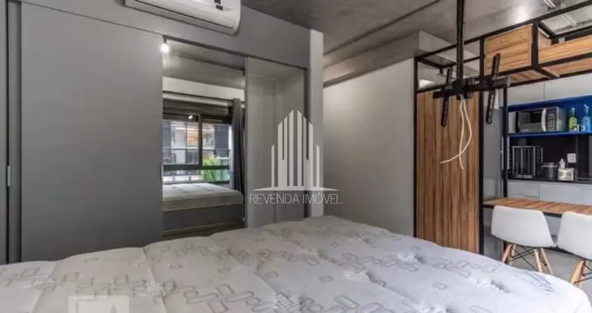 Apartamento para locação na vila madalena, são paulo-sp: 1 quarto, 1 sala, 1 banheiro, 1 vaga de garagem, 35m² de área.