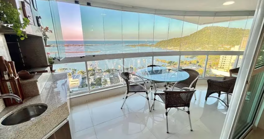 Alto padrão em itajaí – apartamento com varanda gourmet e lazer completo