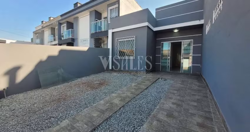 Casa geminada à venda – santa regina | 2 dormitórios | amplo espaço nos fundos