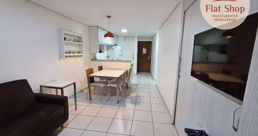 Apartamento com 2 dormitórios à venda, 56 m² por r$ 760.000,00 - meireles - fortaleza/ce