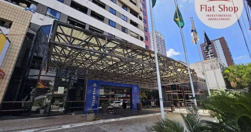 Flat com 1 dormitório à venda, 39 m² por R$ 430.000,00 - Meireles - Fortaleza/CE