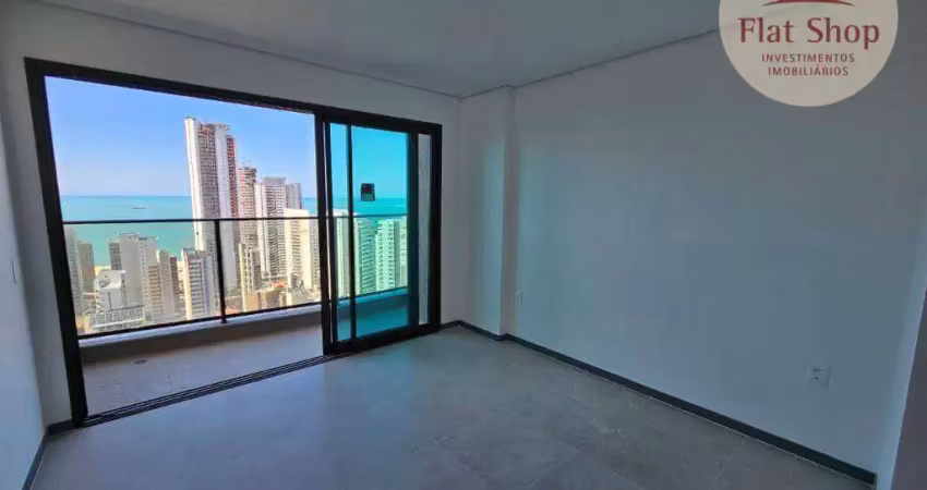Apartamento com 1 dormitório à venda, 26 m² por r$ 520.000,00 - meireles - fortaleza/ce