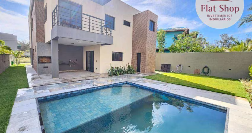 Casa com 4 dormitórios à venda, 263 m² por R$ 1.700.000,00 - Cumbuco - Caucaia/CE