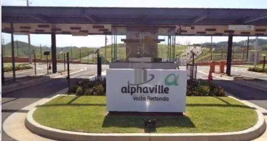 Excelente terreno à venda, 444 m² por r$ 367.500 - alphaville - volta redonda/rj
