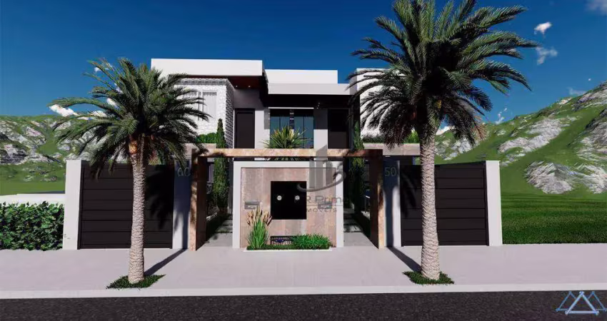 Belíssimas casas de alto padrão à venda, 183 m² por r$ 1.190.000 - morada da colina - volta redonda/rj