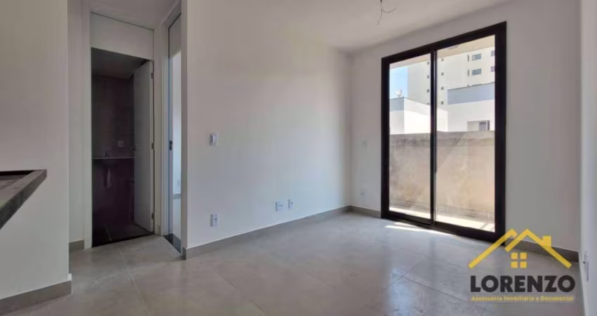 Apartamento com 2 dormitórios à venda, 39 m² por R$ 350.000,00 - Vila Valparaíso - Santo André/SP