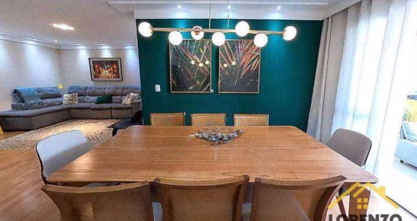 Apartamento com 3 dormitórios à venda, 143 m² por R$ 1.393.100,00 - Centro - Santo André/SP