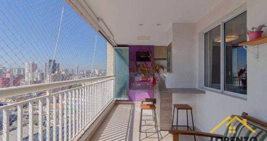 Apartamento à venda, 91 m² por R$ 880.000,00 - Vila Valparaíso - Santo André/SP