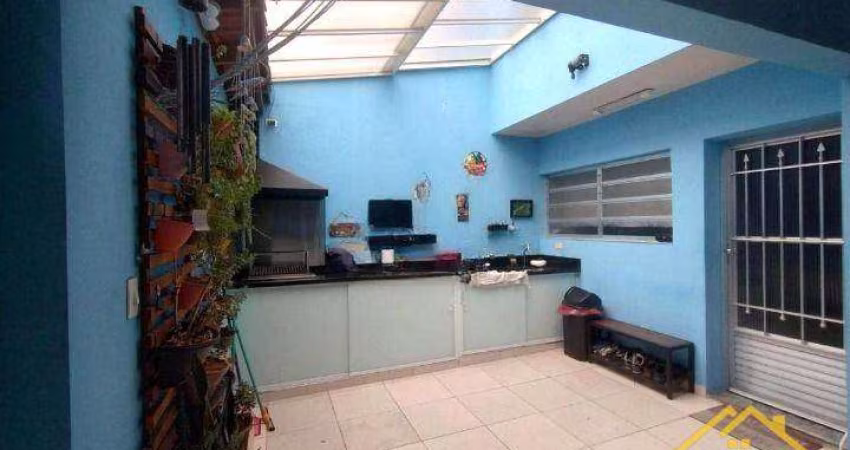 Sobrado com 3 dormitórios à venda, 112 m² por R$ 509.000,00 - Vila Scarpelli - Santo André/SP