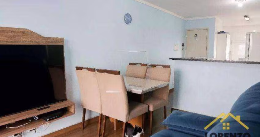 Apartamento com 2 dormitórios à venda, 52 m² por R$ 302.000,00 - Vila Homero Thon - Santo André/SP