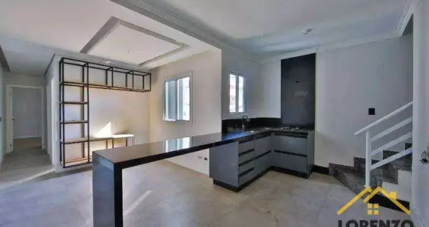 Cobertura com 2 dormitórios à venda, 116 m² por r$ 520.000 - vila alice - santo andré/sp